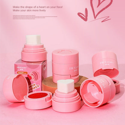 6 Color Love Air Cushion Blusher Seal Repair Liquid Blush