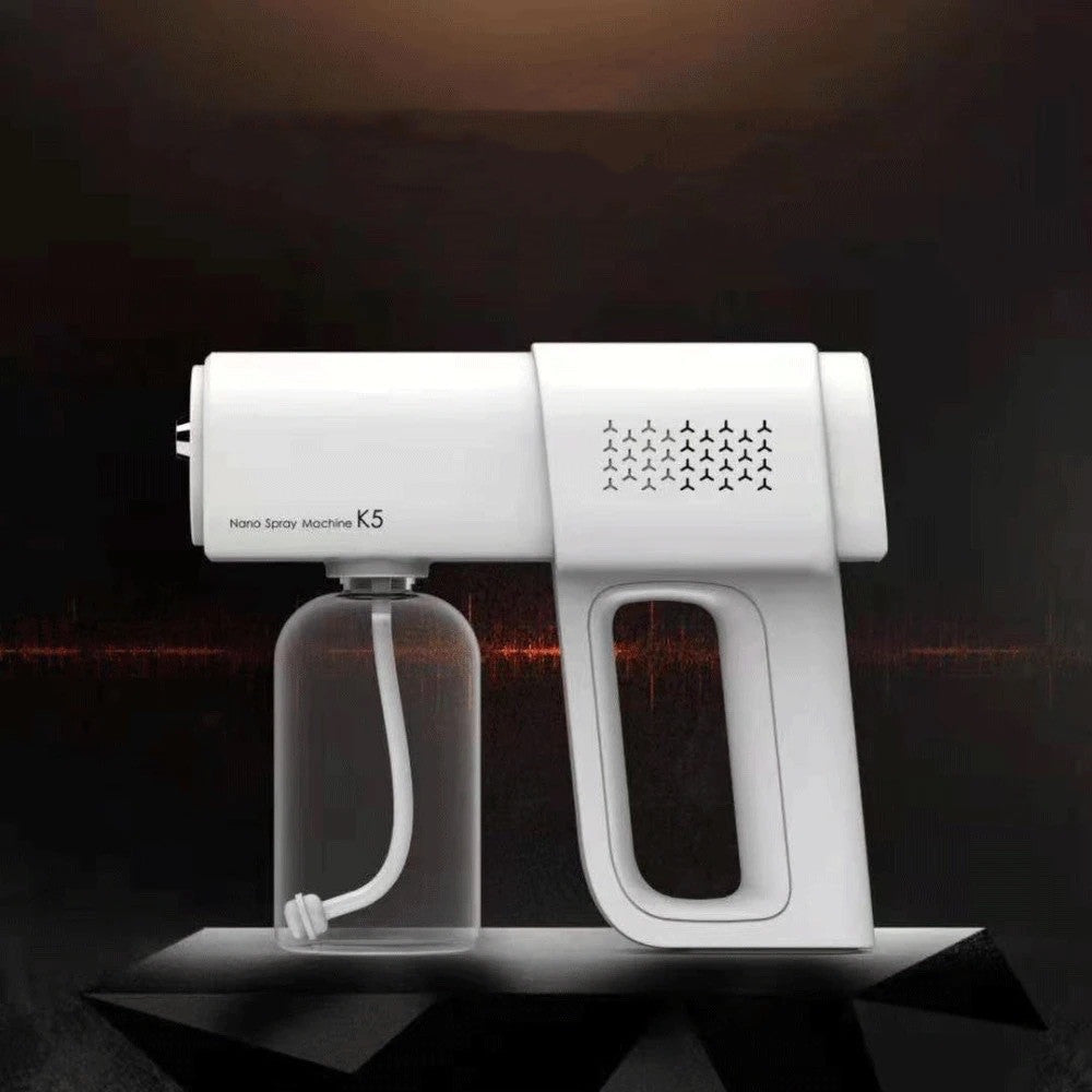 Electric Sanitizer Sprayer Handheld Blue Light Nano Steam