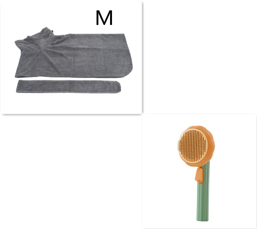 New Pet Cat Brush Self-cleaning Comb Looper