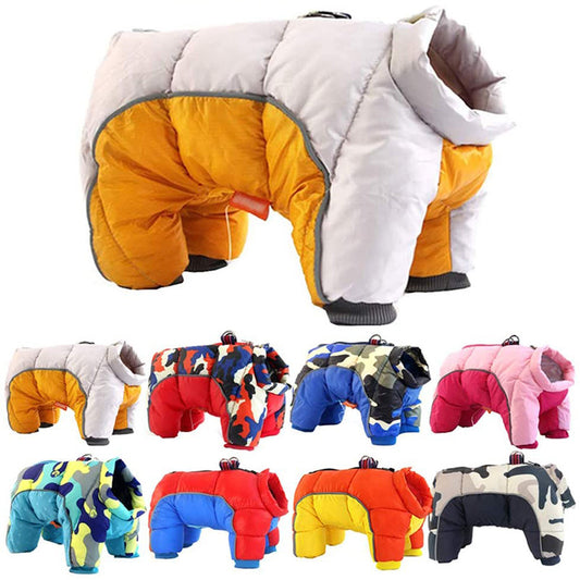 Pet Dog Winter Clothes Thick Warm Down Jacket Teddy Cotton Coat