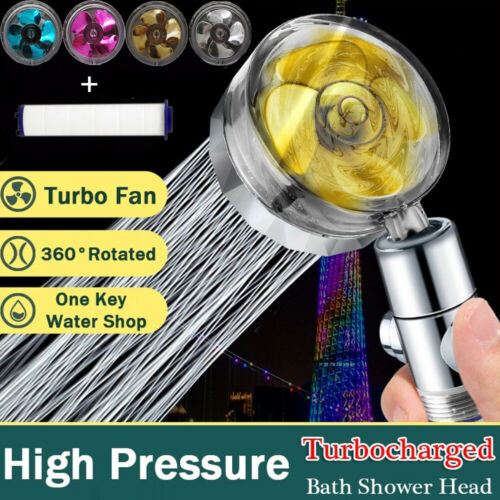 Modern Minimalist Supercharged Shower Nozzle