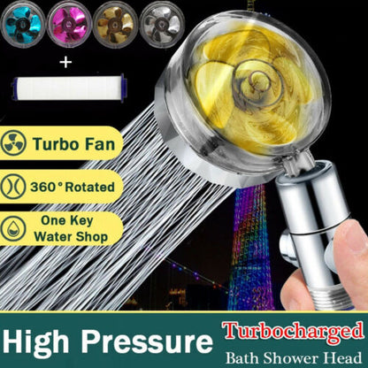 Modern Minimalist Supercharged Shower Nozzle