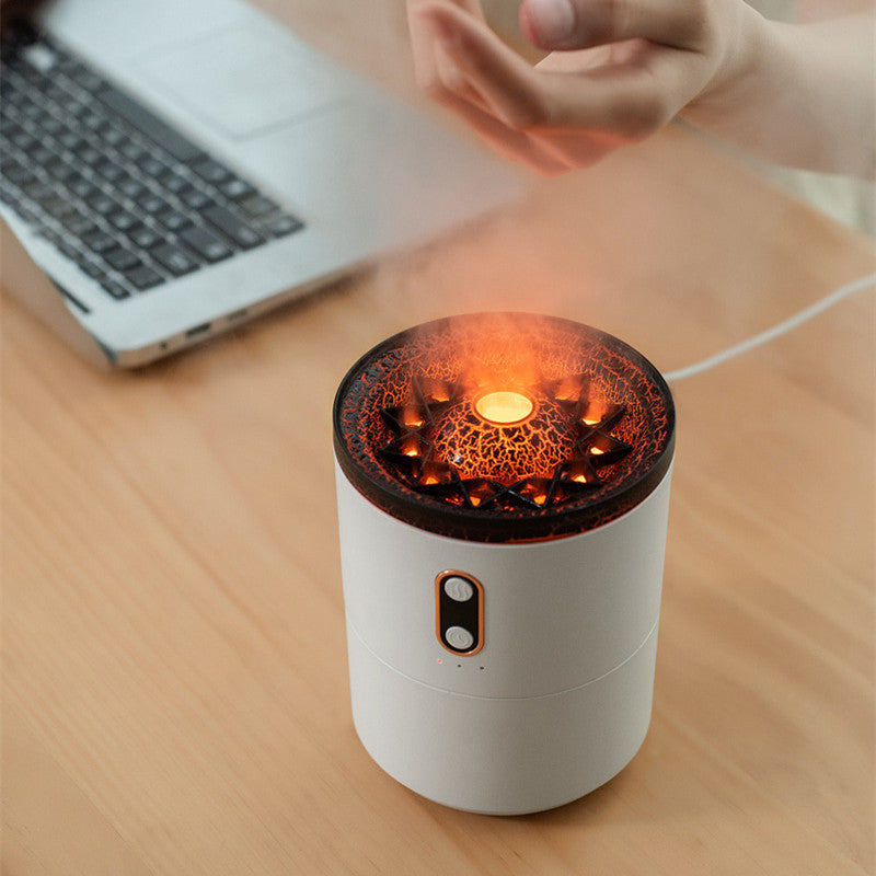 Volcanic Flame Aroma Essential Oil Diffuser USB Portable Jellyfish