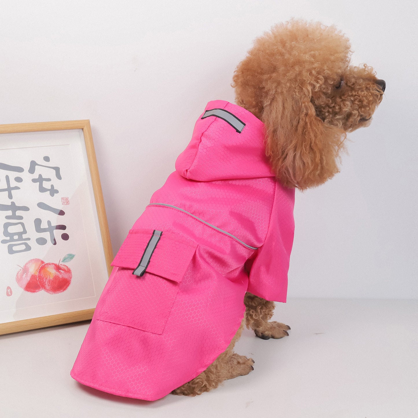 Dog Raincoat Reflective Waterproof Snowproof Pet Coat