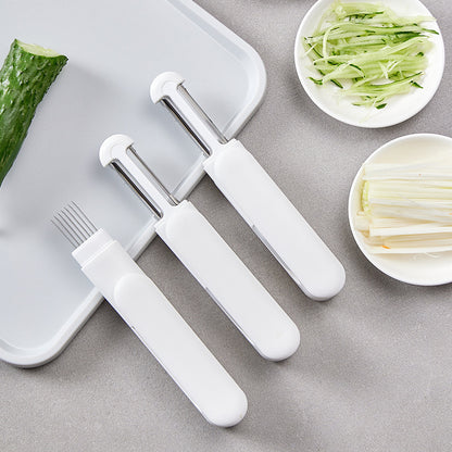 3 In 1 Multifunctional Rotary Paring Knife 360 Rotating