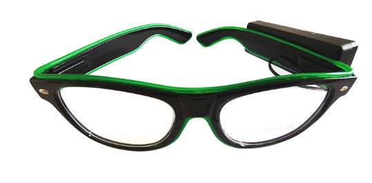NEW Fashion 7 Colors Flashing EL Wire Led Glasses Party