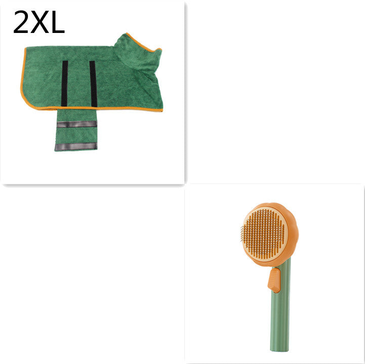 New Pet Cat Brush Self-cleaning Comb Looper