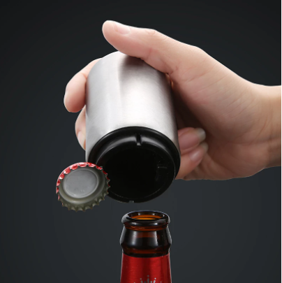 Creative Stainless Steel Beer Bottle Opener Web Celebrity Bar Press Opener
