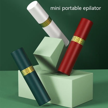 Mini Lipstick Shape Epilator USB Charging Hair Removal