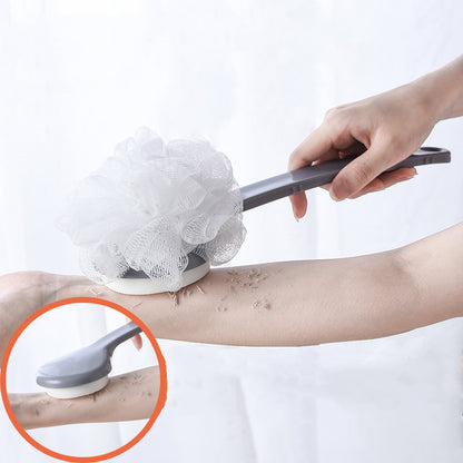 Long Handle Exfoliating Sponge Bath Scrubber Back Body Scrub