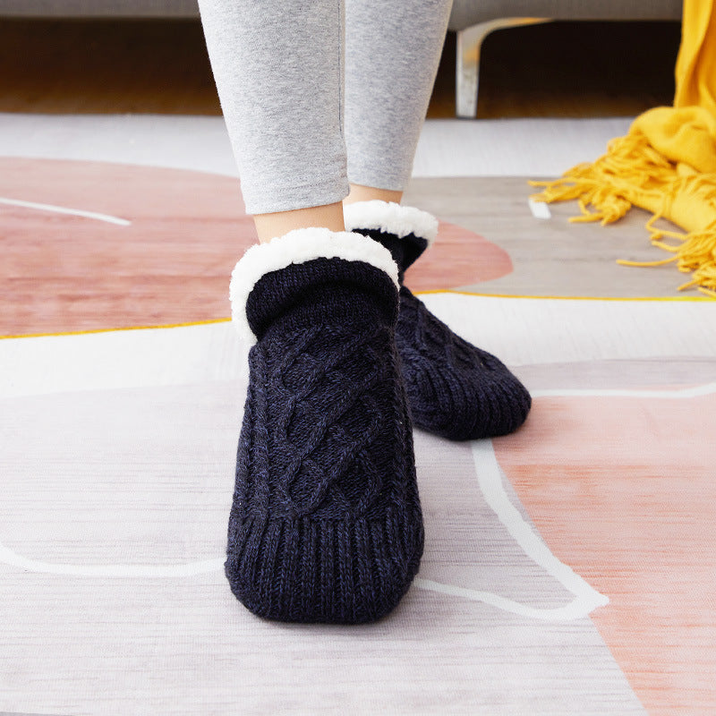 Winter Woolen Socks Women Thicken Warm Home Bedroom Socks