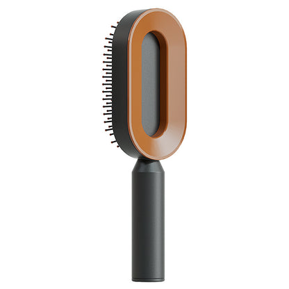 Self Cleaning Hair Brush For Women One-key Cleaning Hair Loss