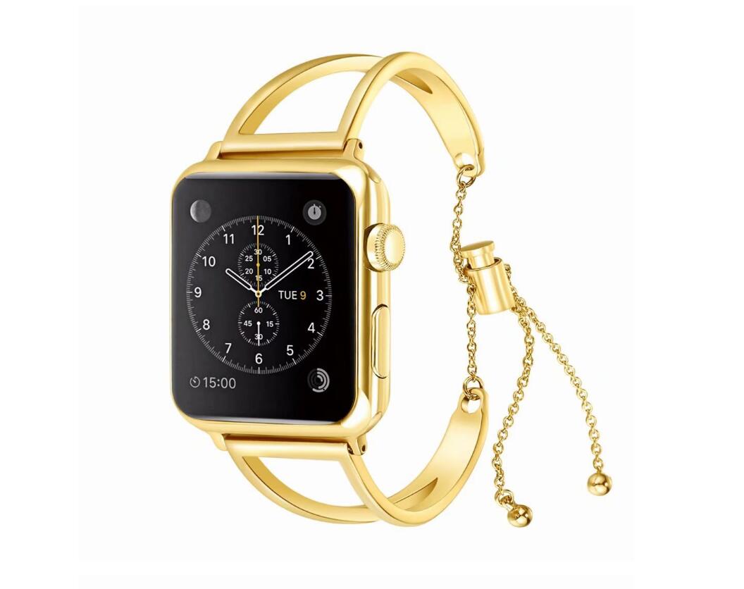 Compatible with Apple, Watch Bands Adjustable Stainless Steel