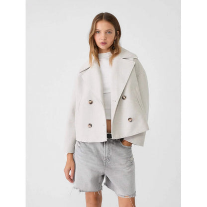 Ins Double-breasted Lapel Blazer Jacket Fashion Loose