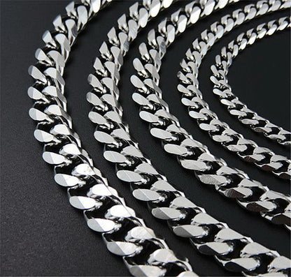 European and American titanium steel Cuban chain