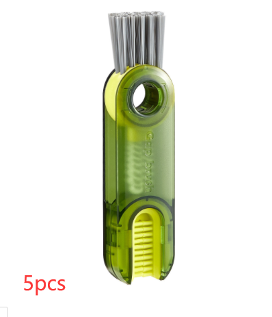 3 In 1 Tiny Bottle Cup Cover Brush Straw Cleaner Tools Multi-Functional
