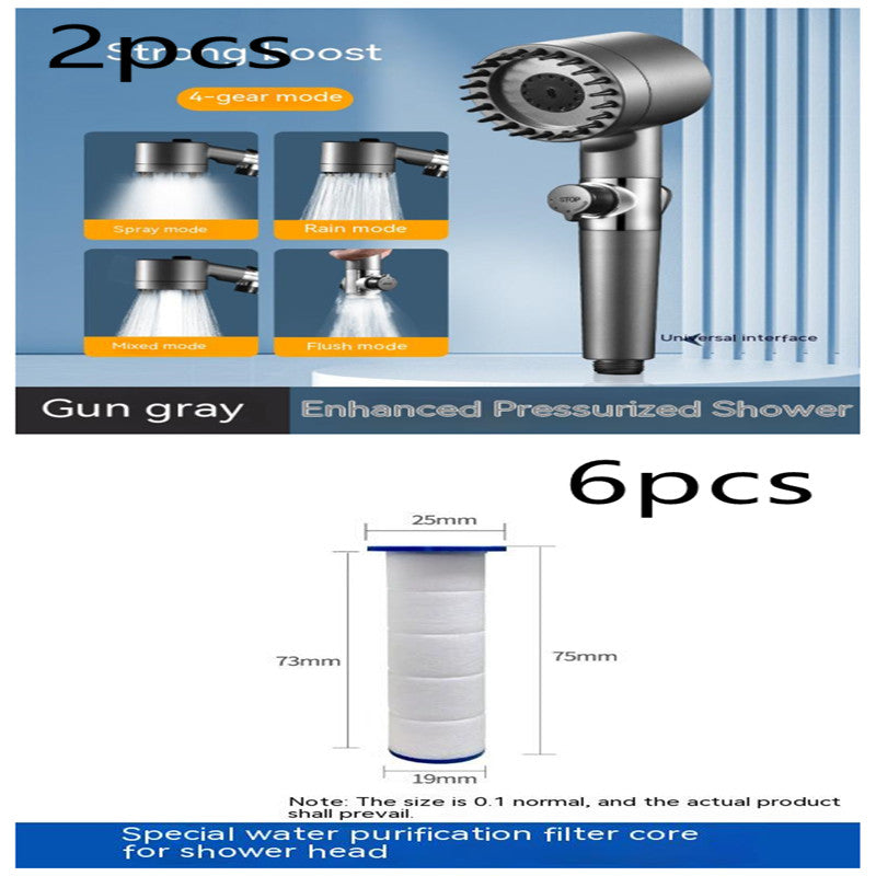 The Third Gear Adjustable Strong Supercharged Shower Head