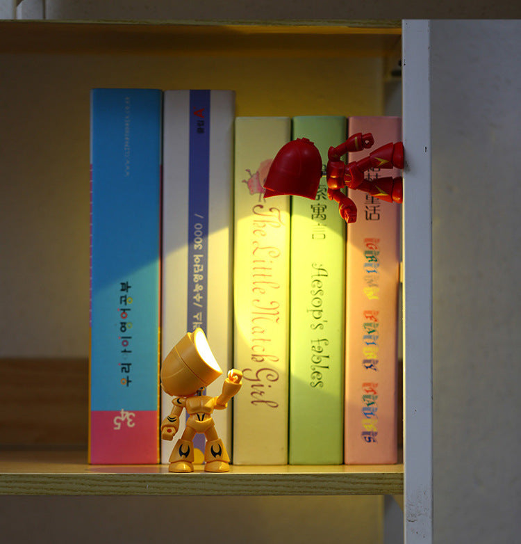 Cute LED Hero Table Lamp Mini Portable Cool Cute Robot