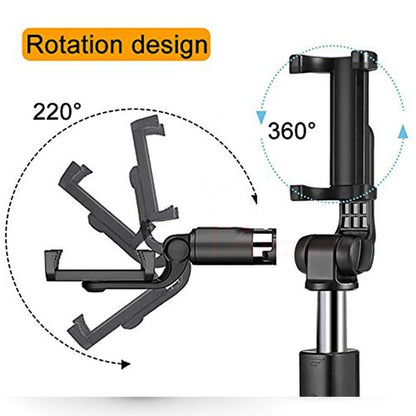 Tripod Selfie Stick Mobile Universal Live Triangle Bracket