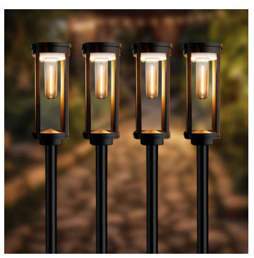Lawn Lamp Outdoor Waterproof Tungsten Wire Solar Floor Outlet Type Garden