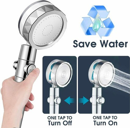 Modern Minimalist Supercharged Shower Nozzle