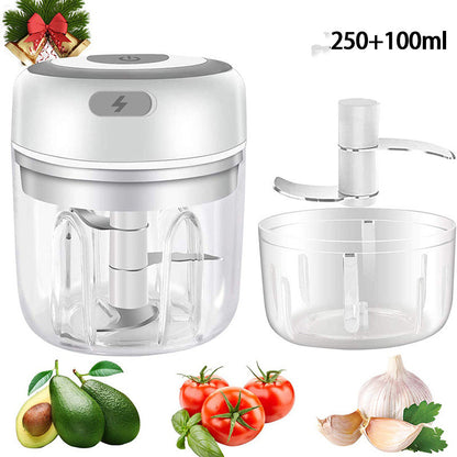 Mini Electric Garlic Chopper USB Charging Ginger Masher Machine