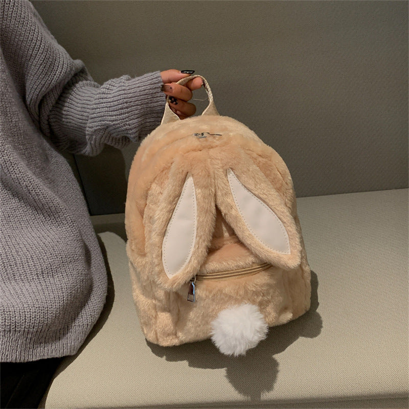 Women's Cute Rabbit Ears Bags Fashion Mini Backpack Kids