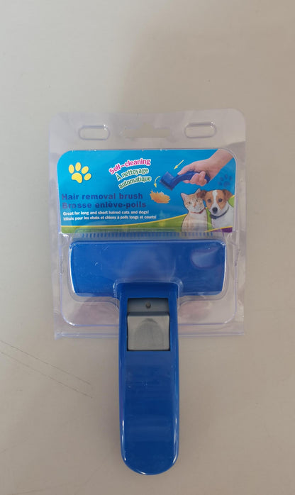 Pet Brush Comb Puppy Dog Cats Self Cleaning Combs