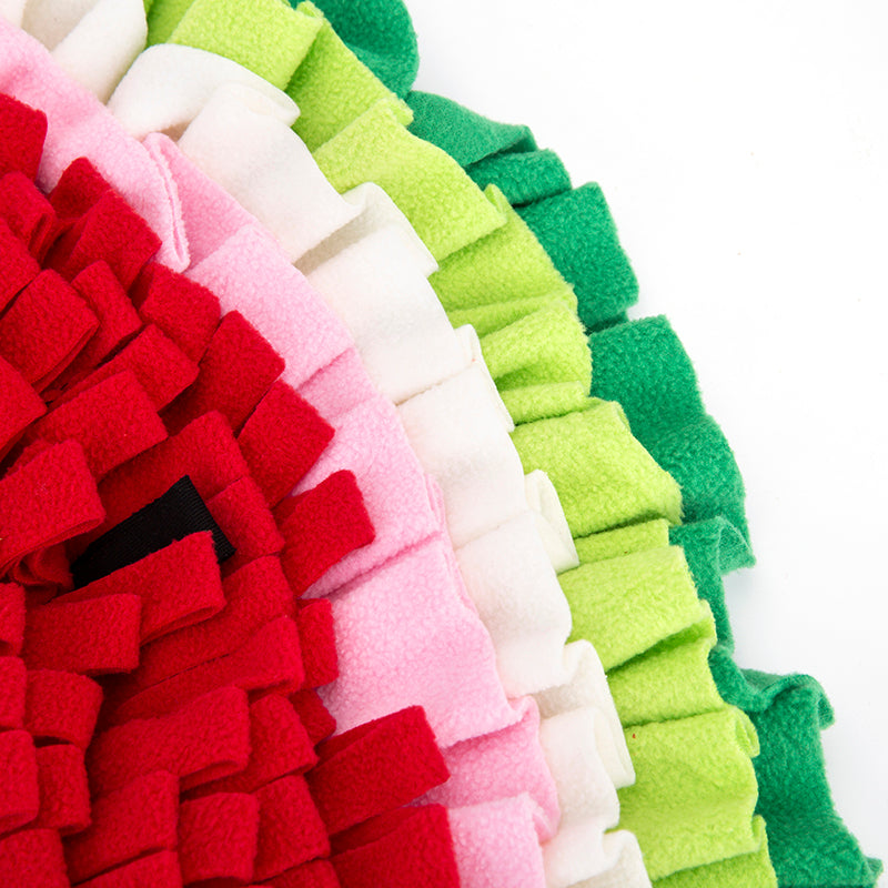 Big Watermelon Snuffle Mat,Puppy Feeding Mat For Dog