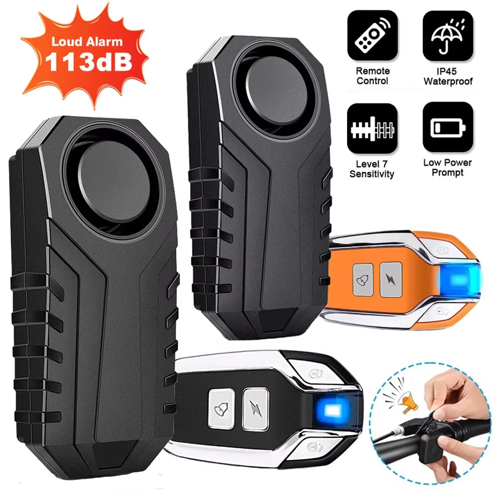 Elecpow Bike Alarm Remote Control Waterproof Sensor