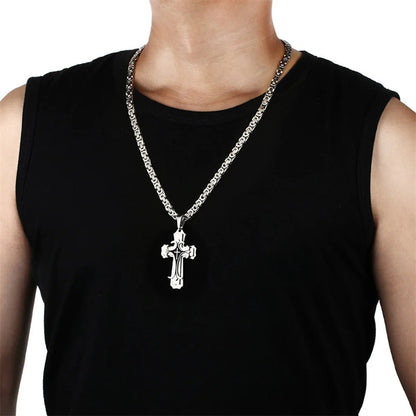 Fashion Jewelry Christian Trinity Latin Cross Necklace