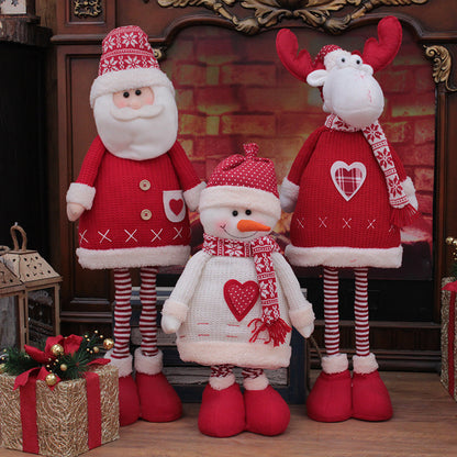 Christmas Decorations For Home Big Santa Claus Doll Children New Year