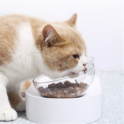 Adjustable cat bowl