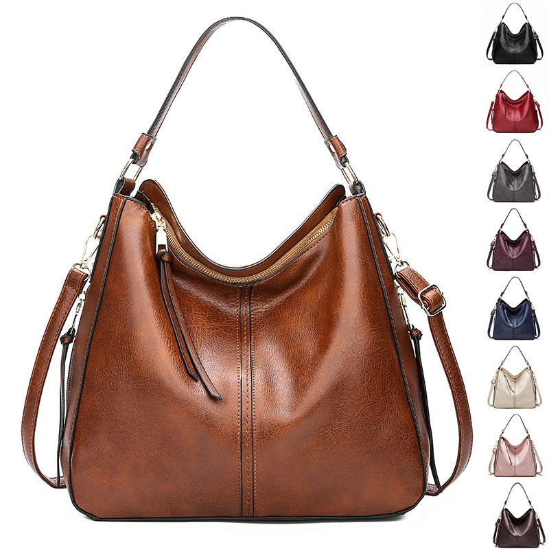 Hobos Zipper Bucket Bags With Adjustable Shoulder-strap Handbags