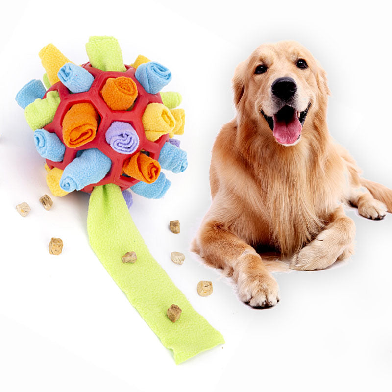 Pet Dog Sniff & Snack Puzzle Ball  Snuffle Ball