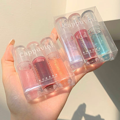 Three Per Package Transparent Water Light Lip Gloss