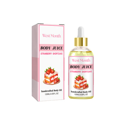 Strawberry Body Oil,120ml All Natural Organic Strawberry