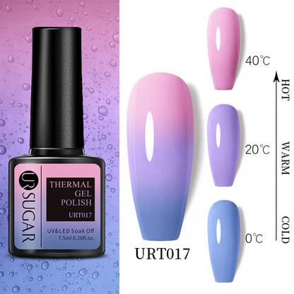 UR SUGAR Thermal  Thin Glitter 3 Colors Soak Off UV Gel