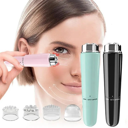 4 In 1 Electric Facial Massager Micro Vibration Eye Beauty