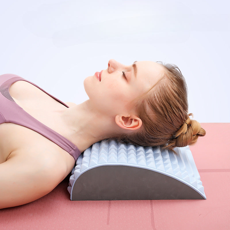 Back Stretcher Pillow Neck Lumbar Support Massager For Neck Waist Back