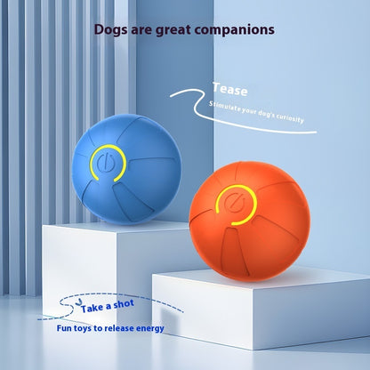 Pets Electric Jumping Ball Automatic Dog-teasing Luminous Toys