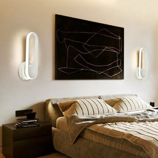Bedside Bedroom Wall Lamp Indoor Rotatable Acrylic Led Wall Lamp