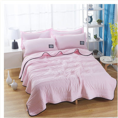Cooling Blankets Pure Color Summer Quilt Plain Summer Cool