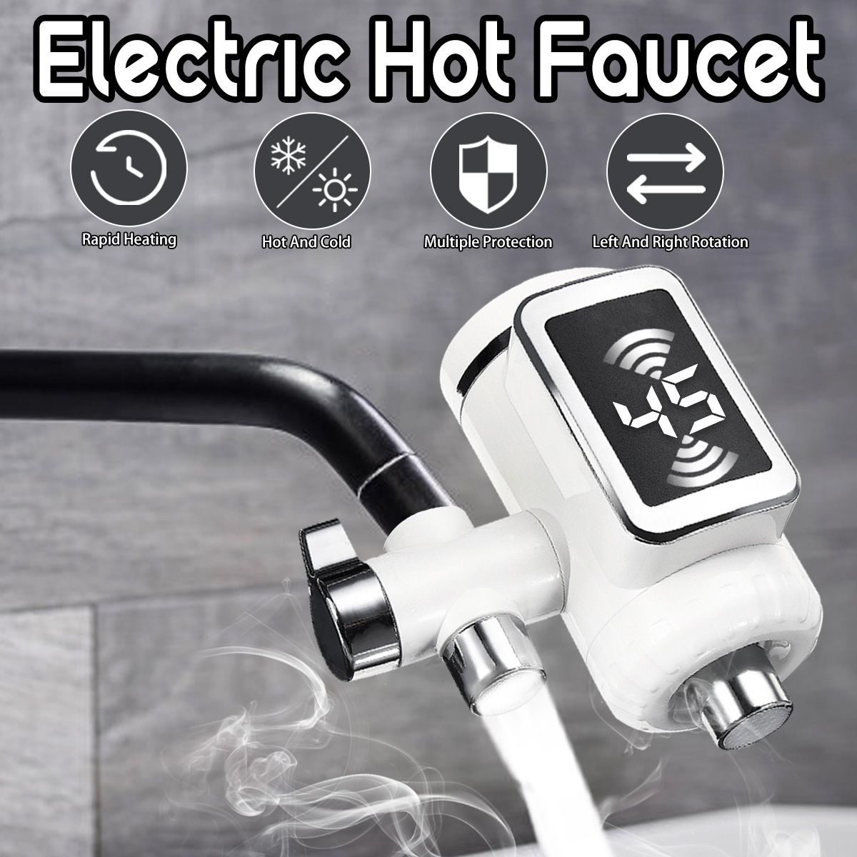 Connecting Electric Faucet Without Installation
