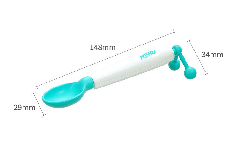 Balance Anti-spreading Baby Learn To Eat Child Training Rice Spoon