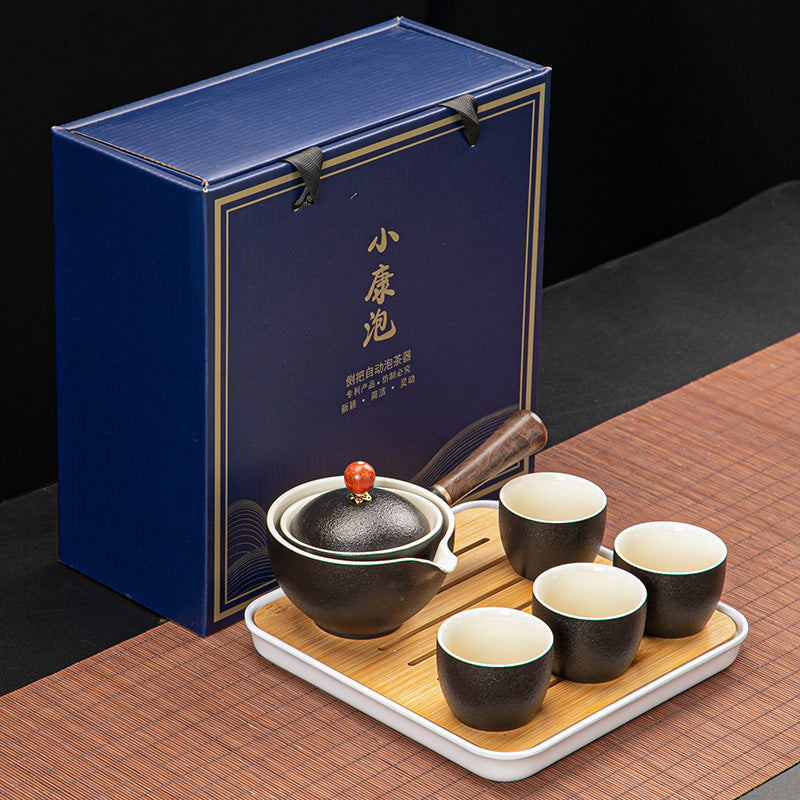 Dongni Simple 360 Degree Rotation Xiaoyao Teapot Tea Set
