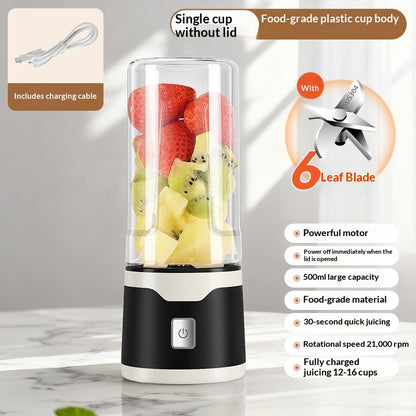 Multifunctional Rechargeable Electric USB Juicer Cup Double Cup