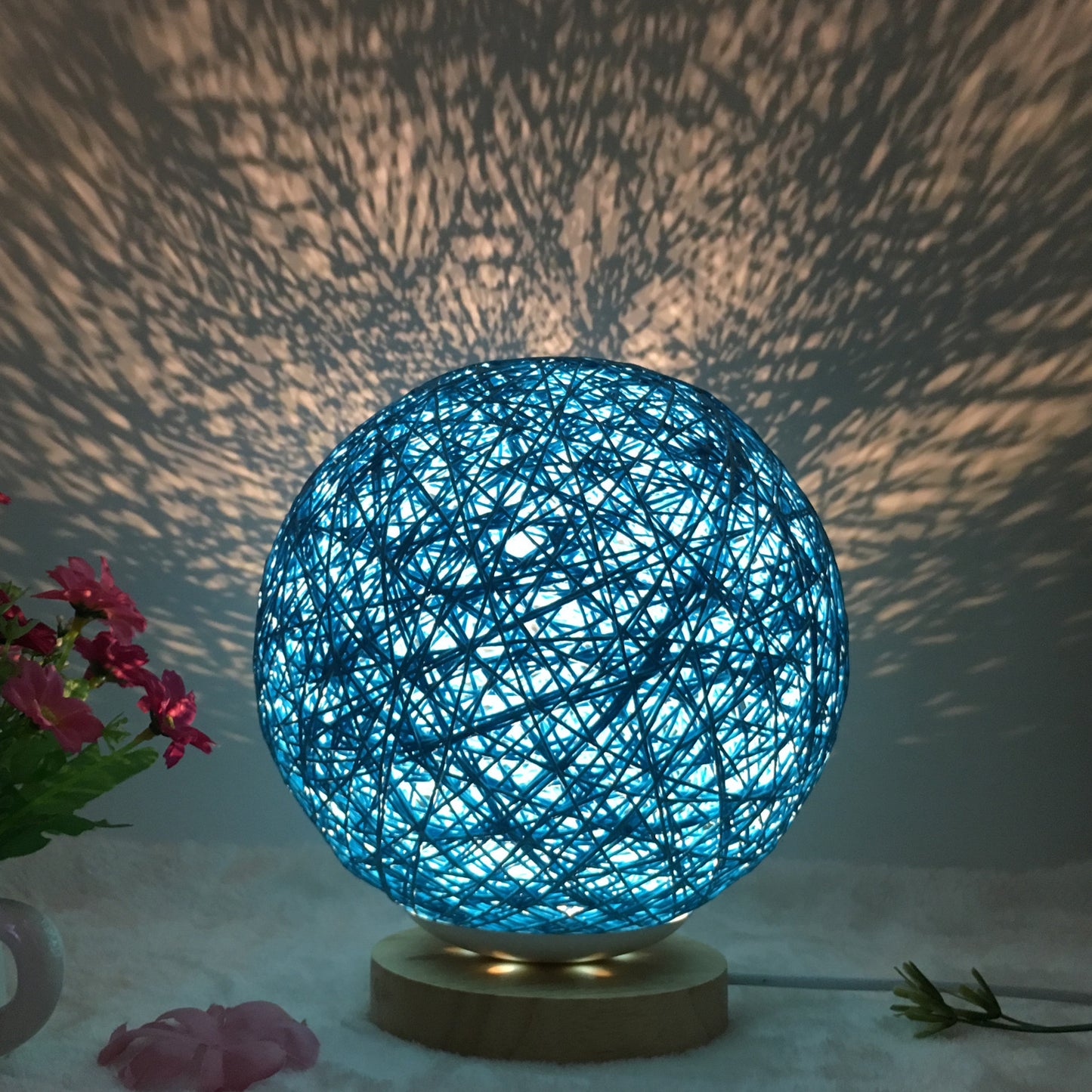 Creative Linen Table Lamp Novel and Unique LED Intelligent