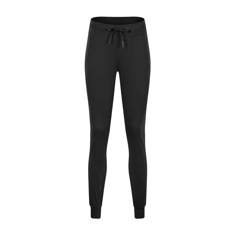 High-waist Yoga Women's Quick-drying Elasticated Slim Slimming Track Pants