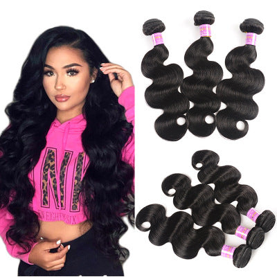 Body wave Brazilian hair curtain